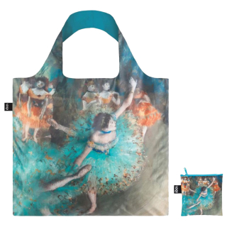Sac shopping pliable avec pochette zip E. Degas La danseuse verte - Loqi - Rougier et Plé