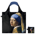 Sac shopping pliable avec pochette zip J. Vermeer La Jeune Fille à la perle - Loqi - Rougier et Plé