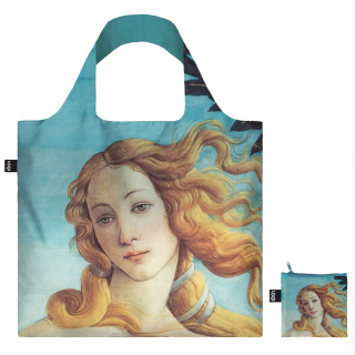 Sac shopping pliable avec pochette zip S. Botticelli La naissance de Vénus - Loqi - Rougier et Plé