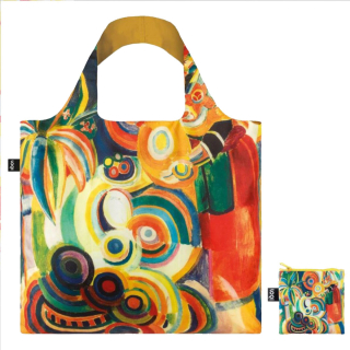 Sac shopping pliable avec pochette zip R. Delaunay La femme portugaise - Loqi - Rougier et Plé