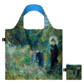 Sac shopping pliable avec pochette zip A. Renoir La Femme avec parasol dans un jardin - Loqi - Rougier et Plé