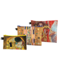 Lot de 3 pochettes zip Gustav Klimt - Loqi - Rougier et Plé