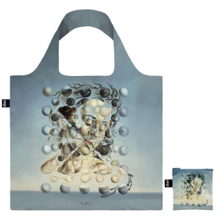 Sac shopping pliable avec pochette zip S. Dalí Galatea des sphères - Loqi - Rougier et Plé