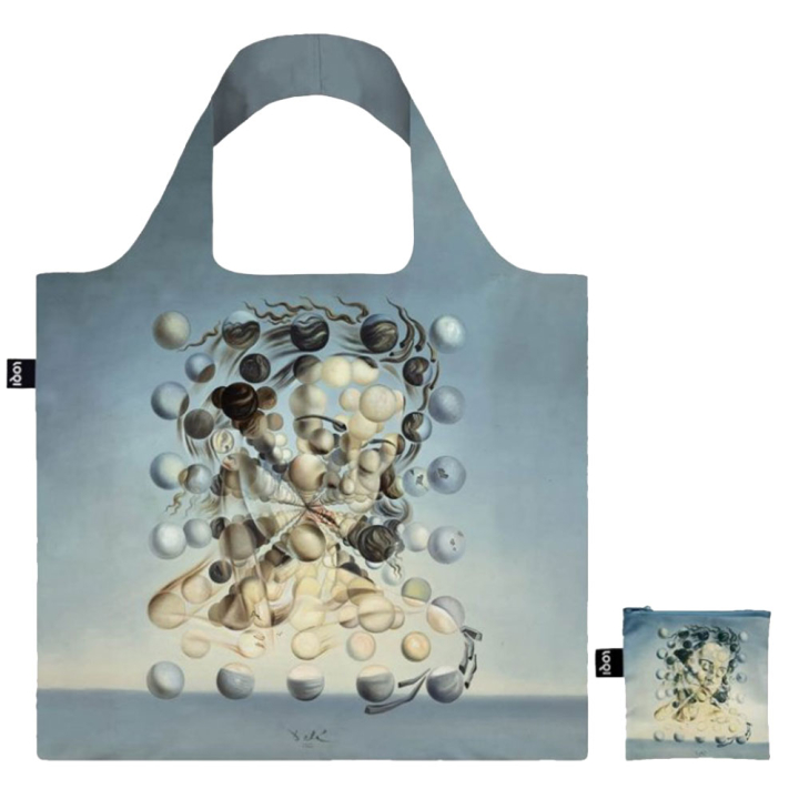 Sac shopping pliable avec pochette zip S. Dalí Galatea des sphères - Loqi - Rougier et Plé