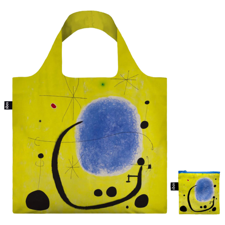 Sac shopping pliable avec pochette zip J. Miró L'Or de l'azur - Loqi - Rougier et Plé