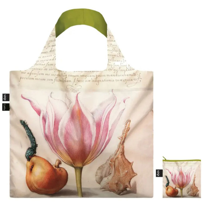 Sac shopping pliable avec pochette zip J. Hoefnagel Détail d'une page dans Mira Calligraphiae Monumenta - Loqi - Rougier et Plé