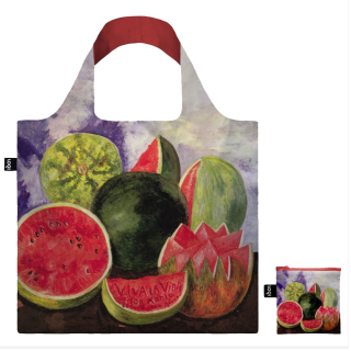 Sac shopping pliable avec pochette zip F. Kahlo la vida Watermelons - Loqi - Rougier et Plé