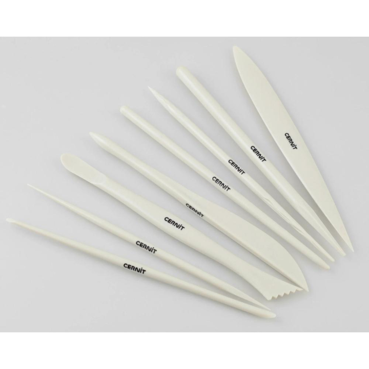 Kit de 8 outils blancs - Cernit - Rougier et Plé