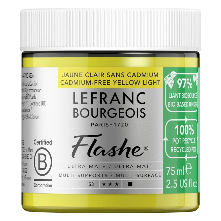 Peinture vinylique extra-fine Flashe biosourcée 75 ml - Lefranc Bourgeois - Rougier et Plé