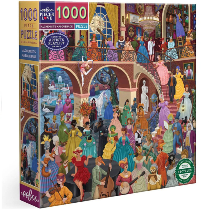 Puzzle Alchemist's masquerade 1000 pcs - Eeboo - Rougier et Plé
