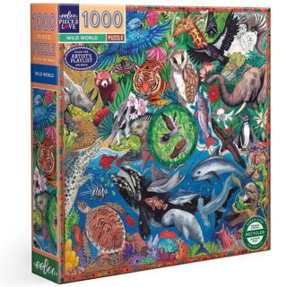 Puzzle Wild world 1000 pcs - Eeboo - Rougier et Plé