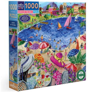 Puzzle Lunch by the sea 1000 pcs - Eeboo - Rougier et Plé