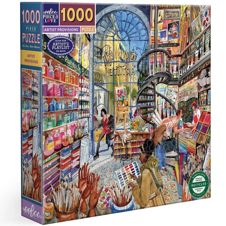 Puzzle Artist provisions 1000 pcs - Eeboo - Rougier et Plé