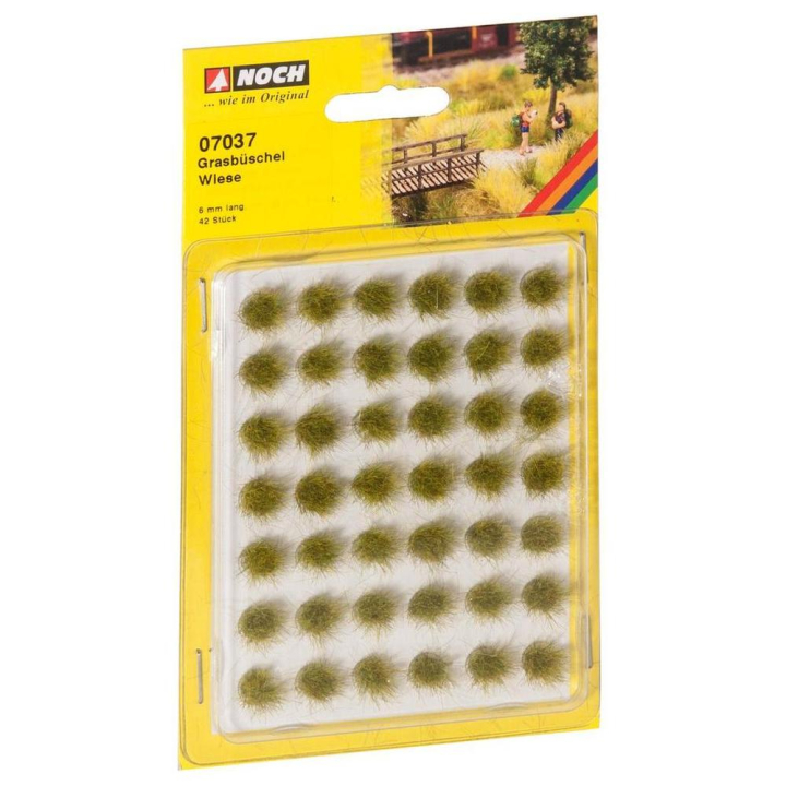 Touffe d'herbe Pré 6 mm 42 pcs - Noch - Rougier et Plé