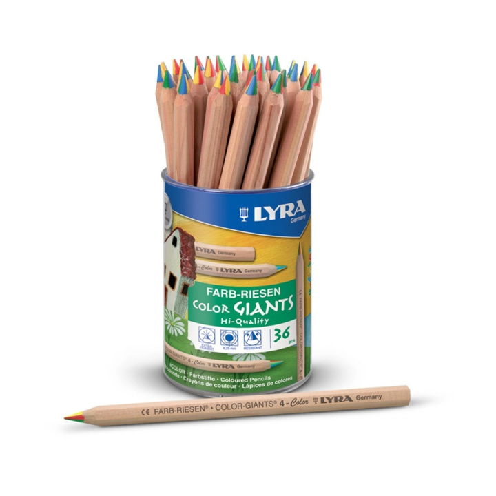 Crayon de couleur 4 couleurs - Lyra - Rougier et Plé
