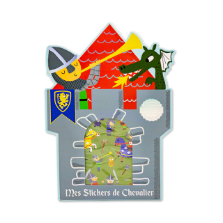 Jeu stickers + poster Chevalier - Cartesdart - Rougier et Plé