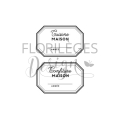 Tampons transparents Étiquettes à confiture - Florilèges Design - Rougier et Plé