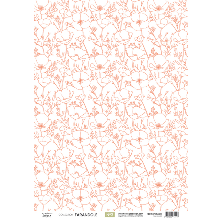 Farandole Papier calque N°3 - Florilèges Design - Rougier et Plé