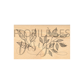 Tampon bois Feuillages assortis - Florilèges Design - Rougier et Plé