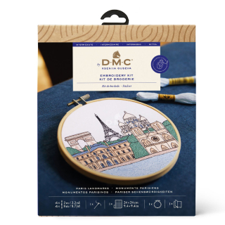 Kit de broderie Monuments de Paris - DMC - Rougier et Plé