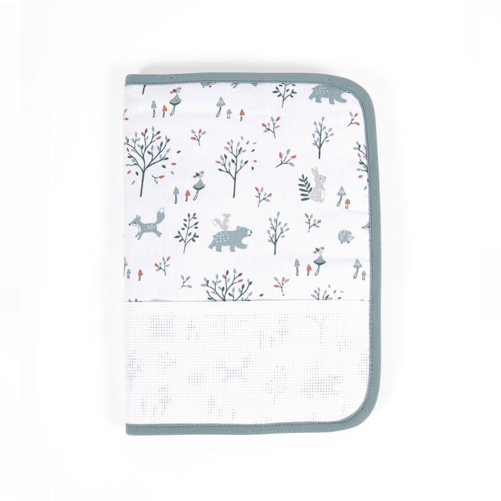 Protège carnet de santé à broder Forêt enchantée - DMC - Rougier et Plé