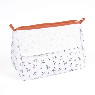 Trousse de toilette à broder Feuillage - DMC - Rougier et Plé