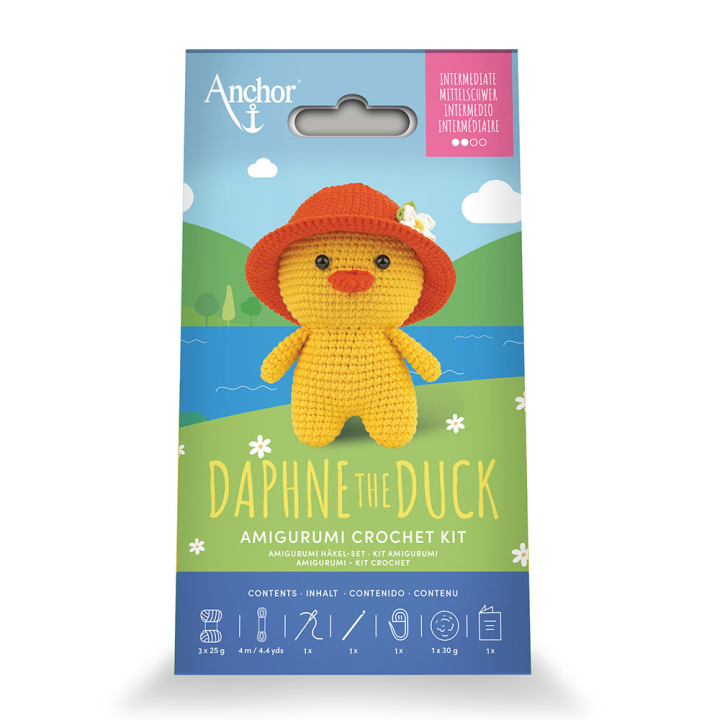 Kit crochet Amigurumi Daphné le canard S - DMC - Rougier et Plé