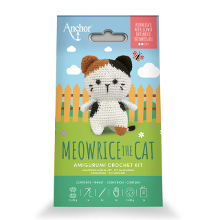 Kit crochet Amigurumi Meowrice le chat S - DMC - Rougier et Plé