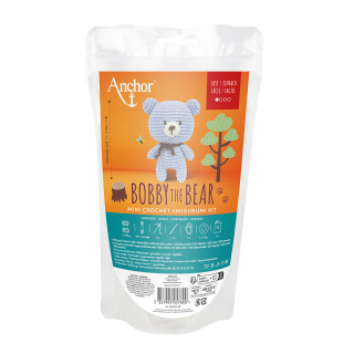 Kit crochet Amigurumi Bobby l'ours XS - DMC - Rougier et Plé