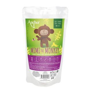 Kit crochet Amigurumi Mimi le singe XS - DMC - Rougier et Plé