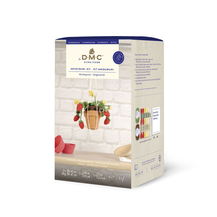 Kit crochet Amigurumi Fraises d'été - DMC - Rougier et Plé