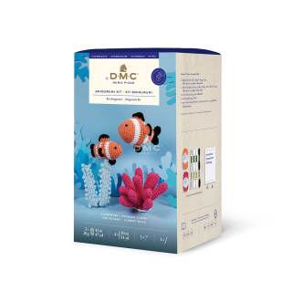 Kit crochet Amigurumi Poisson clown - DMC - Rougier et Plé