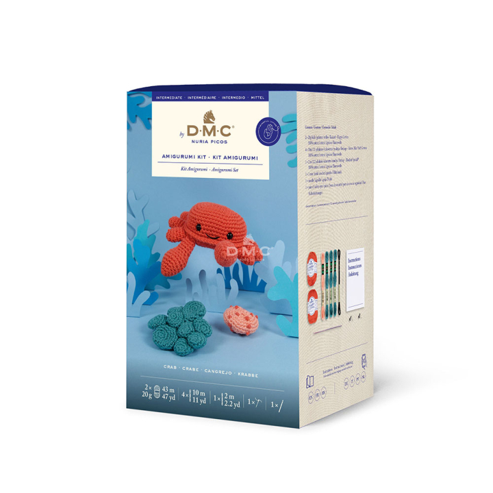 Kit crochet Amigurumi Crabe - DMC - Rougier et Plé