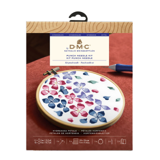 Kit Punch needle Pétals d'hortensia - DMC - Rougier et Plé