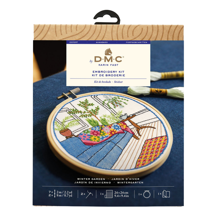 Kit de broderie Jardin d'hiver - DMC - Rougier et Plé
