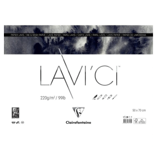 Papier multi-techniques LAVI'CI 220 g 10 feuilles - Clairefontaine - Rougier et Plé