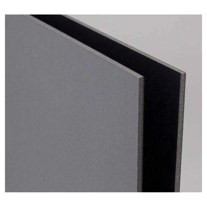 Carton mousse Duo Noir et gris 5 mm - A3 29,7 x 42 cm - 4 pcs - Airplac - Rougier et Plé