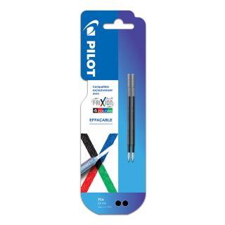 Recharges d'encre noire pour FiXion ball 4 Colors par 2 - Pilot - Rougier et Plé
