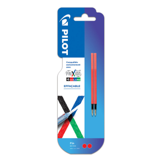 Recharges d'encre rouge pour FiXion ball 4 Colors par 2 - Pilot - Rougier et Plé