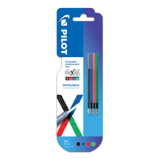 Recharges d'encre multi pour FiXion ball 4 Colors par 4 - Pilot - Rougier et Plé