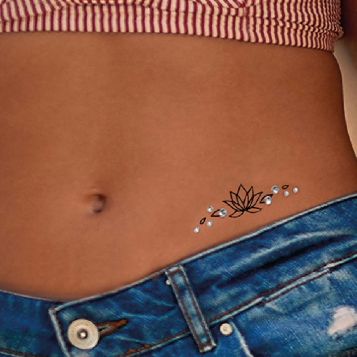 Strass auto-adhésifs pour la peau - Ladot - Rougier et Plé