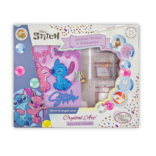 Broderie Diamant Kit journal intime Stitch - Crystal Art - Rougier et Plé