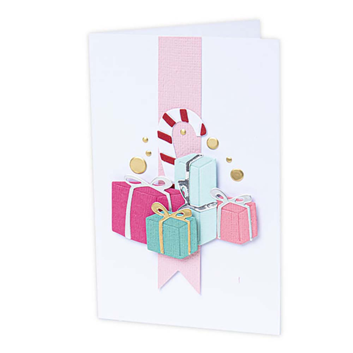 Matrice de découpe Thinlits Die set Cadeaux de Noël - 14 pcs - Sizzix - Rougier et Plé