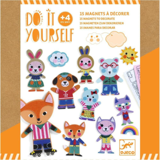 Coffret DIY 15 magnets à décorer - Djeco - Rougier et Plé