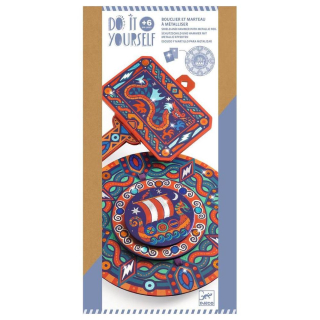 Coffret DIY Bouclier et marteau à métalliser - Djeco - Rougier et Plé