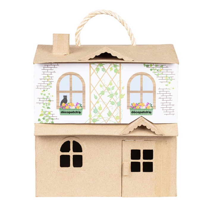 Maison de poupée 25 x 24 x 27 cm - Décopatch - Rougier et Plé