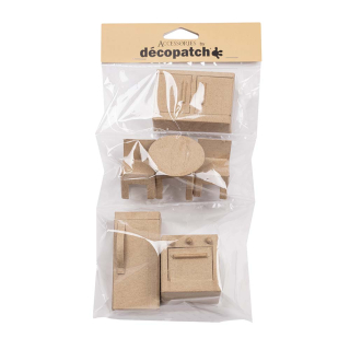 Assortiment de 6 miniatures - Cuisine - Décopatch - Rougier et Plé