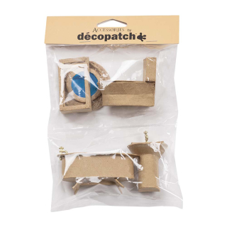Assortiment de 6 miniatures - Salle de bain - Décopatch - Rougier et Plé