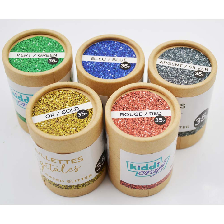 Tube de paillettes végétales 35g - Kiddi craft - Rougier et Plé