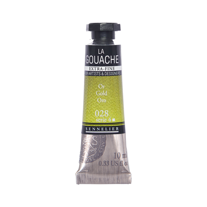 La Gouache Extra-fine Tube 10 ml Couleurs métalliques - Sennelier - Rougier et Plé